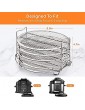 Huhebne Dehydrator Rack Steel Stand Accessories Compatible with for Ninja Foodi Pressure Cooker and Air Fryer 6.5 - B0B1WTQQY9I