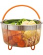Lulaxy Steel Steamer Basket Set,Instant-Pot Accessories for Ninja Foodi Pressure Cooker & Multi Cooker,6Qt - B09SH31B3XG
