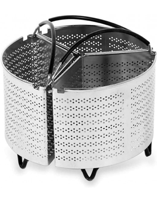 Tamkyo Steamer Basket for 6 Qt Pressure Cooker,Pressure Cooker Accessories Compatible for Ninja Foodi Other Multi Cookers - B08V5GD4CRL