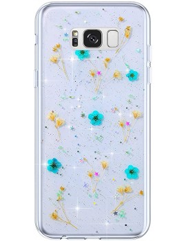 Robinsoni Case Compatible with Galaxy S8 Plus Phone Case Transparent Crystal See Through Phone Case Elastic Glossy Gel Rubber Cover Clarity Ultra Thin Cover Soft TPU Silicone Phone Case - B0824JZ1BYS