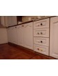 10Pcs Round Shape Ceramic Door Knob Dresser Drawer Locker Pull Handles Cupboard Cabinet Knobs with 3 Size Screws Yellow - B086W8C8CBA