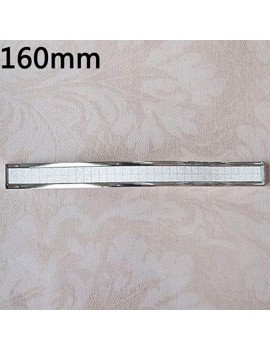 Brussels08 1Pc Modern Europe Style Zinc Alloy Grind Rhinestone Crystal Furniture Door Drawer Pull Handle Cabinet Cupboard Wardrobe Knobs Handle Closet Pull Handle for Home Office 160mm - B07KBZC892A