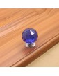 Elenxs New Colorful Glass Shinning Cabinet Cupboard Round Handles Wardrobe Drawer Closet Door Pull Knobs Single Hole blue 30*38mm - B07DVD87WZO