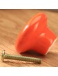 Fashion Ceramic Pull Handle Knob Decor for Kitchen Door Cabinet Cupboard Drawer Orange collectsound - B07K6F9M38Q