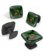 Square Handle Knobs Cherry Cherries Dark Green - B09W6RN1TMT