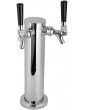 Double-headed Tap Stainless Steel Beer Faucet Beer Tower Faucet for kitchen Picnics - B08TLWX4TCA