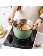 EIERFSKIOT non stick frying pan frying pan non-stick cast iron skillet Household Stainless Steel Soup Pots Scratch-Resistant Kitchen Stoves Non-Stick Pans Suitable for Induction Electric and Gas H - B097K37TDTF