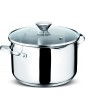 Lagostina Smart Set of Saucepans in Stainless Steel 9 Pieces - B00L6G4490J