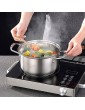 Sturdy and Anti-corrosion Pot Set Stainless Steel Steamer And Set Into A Saucepan With A Handle Member -3 Glass Cover Slip And Does Not Heat - B09D2TD2TQJ
