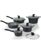 Tognana kitchen 10pcs cookware set cc grey Metal - B00GSNEVIAD