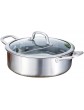 TWDYC 1pc Stainless Steel Soup Pot Hot Pot With Pot Cover Multi-Functional High Temperature Pot Cooking Boiler Non-Stick Pot - B095KBMJRBN