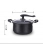 YWSZJ Maifan Stone Soup Pot fire Cooker Universal Small hot Pot Multi-Purpose Pot- Sizzling Hot Pot for Bibimbap and SoupMedium with Lid - B08255W2Y4Y