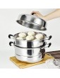ZLDGYG Double Boilers Stainless Steel Soup Pot Steamer Steaming Pot Non Stick Pan Kitchen Cooking Tool Cookware Cooker - B08LKL66LMG