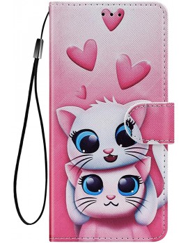 Flip Wallet Phone Case for Asus ZenFone Max PlusM1ZB570TL） Cover Leather Cartoon Case Cats # 1,URFEDA PU Leather Bookstyle Notebook Case Cover Shockproof Magnetic Flip Wallet Case - B08B8PJDFNH