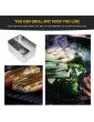 TOPBATHY Tin Foil Gas Stove Burner Stainless Steel Heating Stove Food Grilled Stove Barbecue Grilling Furnace for Home Kitchen Camping 17x12cm - B09KXSQQFRF
