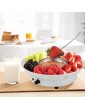 Ayobcwnd Melted Chocolate Fondue Pot Set Easy To Use Electric Stainless Steel Chocolate Maker Mini Fondue Set Suitable for Cheese Chocolate & Meat - B09SG9Y5FDO