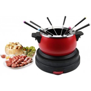 Cheese Fondue Set Suitable for Traditional Cheese Or Sweet Chocolate Fondue with Fondue Fork - B07K9H4J86A