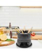 Chocolate Fondue Maker Set | Cheese Fondue pot | Multifunctional Carbon Steel Melting Pot for Ice Cream Chocolate Cheese - B08SM7KSCJW