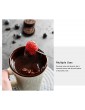 KJ586ZHU Chocolate Fondue Fondue For Cheese Tapas Chocolate Fondue Mug Set With Forks Mini Ice Cream Cup Melting Furnace For Home Cafe 10 * 12 * 13cmColor:Red - B09TQQVZJPO
