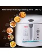 fryer Electric 1600W stainless steel 2.5 liter large capacity electric no fumes household single cylinder enamel - B07YZK3SCSH