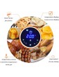 LYYAN Air Fryer Household Oil-free Electric Fryer Wide Temperature Control Smart Touch Screen French Fries Machine Black - B08RXYB1KFS