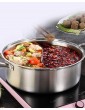 Portable Stainless Steel Hot Pot Cooker Extra Thick Divided Dual Sided Mandarin Duck Pan Chinese Yin Yang Pots for Induction Cooktop Gas Stove,30CM - B0B1ZDP9JFY