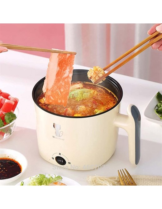 SHANG-JUN 220V Multifunctional Electric Cooker Heating Pan Electric Cooking Pot Machine Hotpot Noodles Rice Eggs Soup Double Steamer For Dorm and Office Color : Smart K2 220V - B09VKMGJDGO