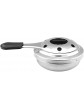 Stainless Steel Fondue Burner Mini Heating Food Container Portable Small Stainless Steel Hot Pot Insulated Food Warmer Tool Chocolate Cheese Hot Pot Stove For Heating Outdoor Accessories1pcs - B09PNG64H7N