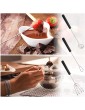 11Pcs Chocolate Fork Chocolate Cutlery Stainless Steel Chocolate Dip Fork Set with Heat Insulation Handle for Chocolate Pralines Fruit Candy Cake Fondue Silver - B08R8K4CV8A