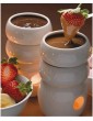 ChengBeautiful Chocolate Fondue Pot Fondue Set With 2 Forks Melting Pot For Cheese Chocolate And Tapas White Color : White Size : 7x3.8cm - B09PTC6LZ5G