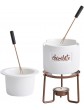 Chocolate Fondue Pot Melting Pot: 1 Set Ceramic Cheese Butter Pot Ice Cream Warmer Bowl Pot Chocolate Warming Bowl with Rack - B09L7Z2PLGK