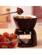 Chocolate Fondue Set with Party Serving Tray Included | Hot Melting Pot Base | Keep Warm Function,Brown-OneSize - B096YYDMZ2Q