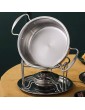 Fondue Pot 10PCS Set Stainless Steel Ice Cream Melting Pot Cheese Fondue Kitchen Accessories For Melting Chocolate Candy And Candle Making - B08RRZ2G6KC