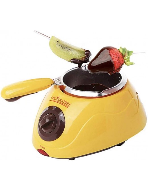 Groust Chocolate Fondue Set Chocolate Melter Many Accessories Electric Praline Melting Pot Melter Machine Nice Practical Kitchen Tool with Mini DIY Mould Set Chocolate Melting Pot - B088ZQ8HXZI