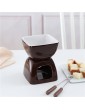 Hcyx Ceramic Fondue Set Suitable for Cheese Chocolate & Meat Fondue Setschocolate Dipping Set - B09N957GRLE