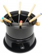 MagiDeal Removable Fondue Set Easy Clean with 6 Forks Hot Pot for Chocolate Sauces Caramel - B09PRPG7MMV