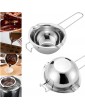YUNYODA Melting pot stainless steel chocolate melting pots double boiler melting pot chocolate melting bowls for chocolate butter caramel milk honey candle - B09HJL9TLZP