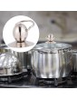 Cabilock 3pcs Stainless Steel Universal Pot Lid Replacement Knobs Pan Lid Holding Handles Knob for Cookware Kettle Saucepan - B0936CNTDDF