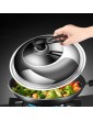 Glass Pot Lid Universal Pan Cover Steaming Cover 28cm Cookware Lid Heat Resistant for Kitchen Frying Pan Skillet - B09V7WKJ1QR
