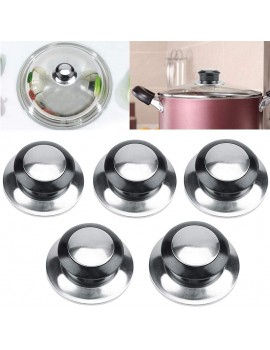 Pot Lid Knob 5Pcs Heat-Resistant Pot Pan Lids Knob Cookware Lid Knob Lifting Handle Home Kitchen Cookware Replacement Parts - B07QY57JLWT