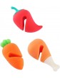 Spill Proof Lid Lifters Carrot Shape Silicone Lid Lifters for Soup Pot Heat-Resistant Silicone Kitchen Holder Rack Cover Let The Steam Release Tool - B0968HSZFWU