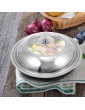 UPKOCH Visible Pot Lid Stainless Steel Pans Skillet Cover Anti Scald Cookware Dome Lid Stir Fry Pot Cover Wok Replacement Lid for Home Kitchen Restaurant for 25.5-27.4cm Pot - B0B1PQ5TJYO