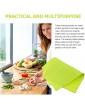 Cabilock Silicone Dish Drying Mat Roll- up Heat Resistant Trivet Mat Easy Clean Drying Pad Drainer Hot Pan Pot Holder for Kitchen Counter Top Sink Green - B091GG6QRGE
