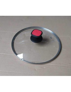 ANSIO Glass Lid for Frying Pan 28 cm 11-inch Diameter - B08HLQTV3ZY