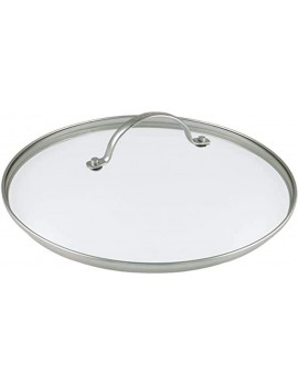 GreenPan Glass Lid with Metal Handle Stainless Steel Rim Fits 30 cm Pots & Pans Transparent - B004RB8VTKO