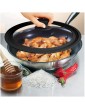 OFNMY Universal Glass Lid 24 26 28cm | Anti-Splash Glass Lid with Silicone Rim & Steam Hole for Frying Pan Pots Pans Casserole Black - B087WMDZQZO
