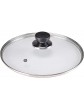 Pan Lid Saucepan Lid Tempered Glass Household Transparent Universal Electric Pressure Cooker Lid Fit for Instant Pot Glass Lid with Handle Knobs - B096RDJDZ7M