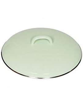 Riess  Classic Household Articles Colour Pastel Lid with Chrome Rim Diameter-22 cm Nile Green - B00CWTLS62A