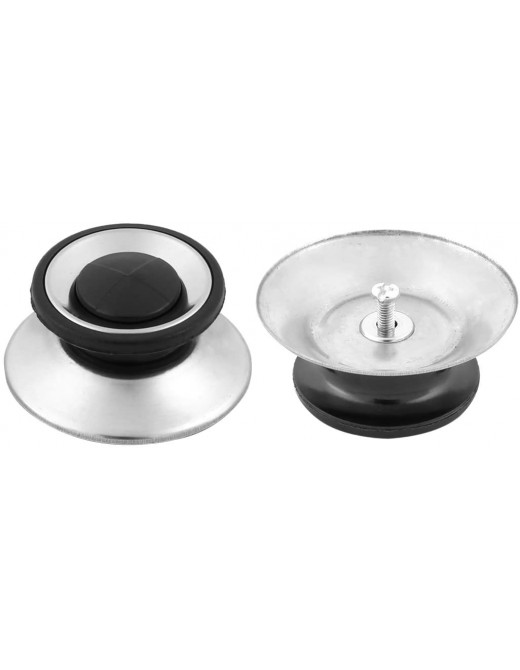 sourcingmap Home Kitchen Cookware Replacement Pot Pan Glass Lid Cover Knob 2pcs - B01MQKSB6XP