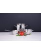 Barazzoni Piccinini Kitchen Set Colander Feet Green Set of 3 Stainless Steel 18 10 - B07F9XYRBBE